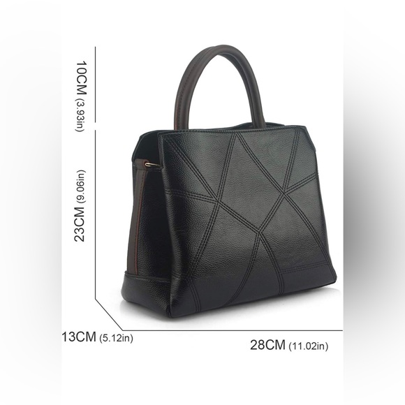 Black Hand Bag For Ladies - Picture 3 of 5